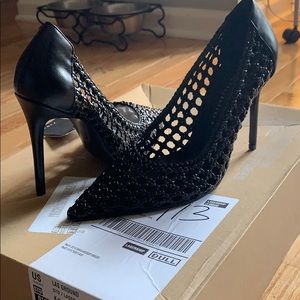 Zara basic black heels